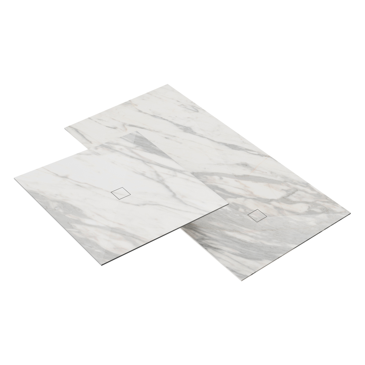 Wedi Fundo Top Primo / Ligno Plus Marble White